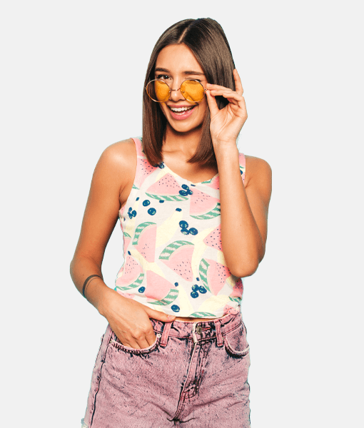 Blue Dress For Woman